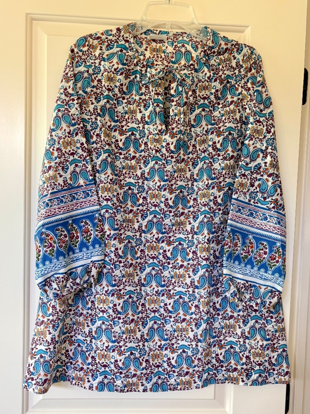 Vintage Hippie Style Tunic & Flared Pants Set – Boho Paisley, Size 9/10